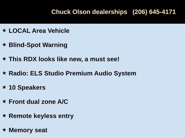 2018 Acura RDX Technology Package