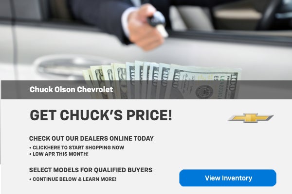 GET CHUCK'S PRICE!