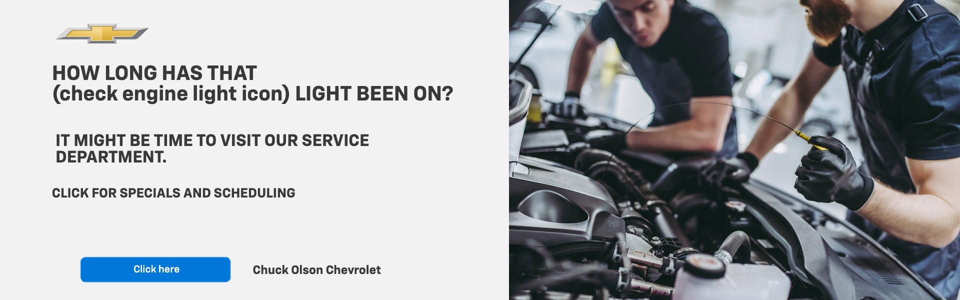 HOW LONG HAS THAT (check engine light icon) LIGHT BEEN ON?