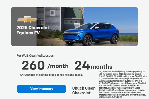 2026 Equinox EV Lease